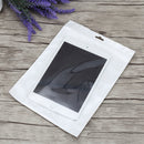 100 PCS 15cm x 21cm Hang Hole Clear Front White Pearl Jewelry Zip Lock Packaging Bag, Custom Printing and Size are welcome