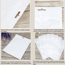 100 PCS 15cm x 21cm Hang Hole Clear Front White Pearl Jewelry Zip Lock Packaging Bag, Custom Printing and Size are welcome