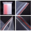 100 PCS 32cm x 45cm PE Self Sealing Clear Zip Lock Packaging Bag, Custom Printing and Size are welcome