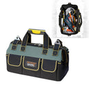 Multi-function Oxford Cloth Cloth Bottom Electrician Belt Pouch Maintenance Tools Handbag Shoulder Bag Convenient Tool Bag, Size : 16 inch