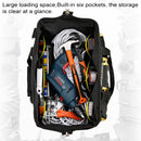 Multi-function Oxford Cloth Cloth Bottom Electrician Belt Pouch Maintenance Tools Handbag Shoulder Bag Convenient Tool Bag, Size : 16 inch