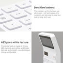Original Xiaomi Youpin LEMO Rice Calculator 12-bit LED Display ABS Material 6 Degree Angle(White)
