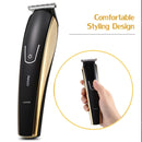 5 in 1 Multi-functional Oil Head Cutting USB Charging Electric Hair Cutter Electric Hair Clippers Set, EU Plug