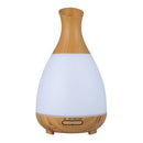 200ML Colorful Light Wood Grain Portable Vase Shape Aromatherapy Air Purifier Humidifier for Home / Office(Brown)