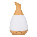 200ML Colorful Light Wood Grain Portable Vase Shape Aromatherapy Air Purifier Humidifier for Home / Office(Brown)