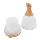 200ML Colorful Light Wood Grain Portable Vase Shape Aromatherapy Air Purifier Humidifier for Home / Office(Brown)