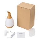 200ML Colorful Light Wood Grain Portable Vase Shape Aromatherapy Air Purifier Humidifier for Home / Office(Brown)