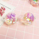 EDM Concert Party Pub Kaleidoscope Effect Dual Side Pebble Adult Glasses(Transparent)