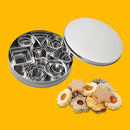 24 PCS / Set Stainless Steel DIY Cookie Biscuits Molds Geometry Baking Tools (Hexagon)