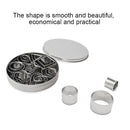 24 PCS / Set Stainless Steel DIY Cookie Biscuits Molds Geometry Baking Tools (Hexagon)