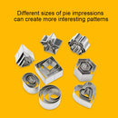 24 PCS / Set Stainless Steel DIY Cookie Biscuits Molds Geometry Baking Tools (Hexagon)