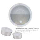 1.2L 2-layer 250W Multi-function Stainless Steel Inner Insulated Cooking and Heating Lunch Boxes, Size: 17*22.6cm(Grey)