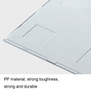 2 PCS Multi-function Kitchen Bathroom Traceless Strong Paste Plastic Shelves, Random Color and Style Delivery