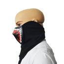 FG-FULL-01 Halloween Mask Voice Control LED Cold Light Terror Cosplay Mask (Blue)