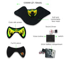 FG-MA-01 Halloween Mask Voice Control LED Cold Light Terror Cosplay Mask