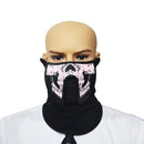 FG-MA-023 Halloween Mask Voice Control LED Cold Light Terror Cosplay Mask