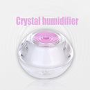 Sunshine XJ-03 2W Portable Crystal Ultrasonic Air Humidifier with LED Night Light, Water Tank Capacity: 120ml, DC 5V(Pink)