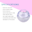 Sunshine XJ-03 2W Portable Crystal Ultrasonic Air Humidifier with LED Night Light, Water Tank Capacity: 120ml, DC 5V(Pink)