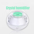 Sunshine XJ-03 2W Portable Crystal Ultrasonic Air Humidifier with LED Night Light, Water Tank Capacity: 120ml, DC 5V(Green)