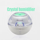 Sunshine XJ-03 2W Portable Crystal Ultrasonic Air Humidifier with LED Night Light, Water Tank Capacity: 120ml, DC 5V(Green)