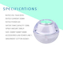 Sunshine XJ-03 2W Portable Crystal Ultrasonic Air Humidifier with LED Night Light, Water Tank Capacity: 120ml, DC 5V(Green)