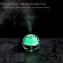 Sunshine XJ-03 2W Portable Crystal Ultrasonic Air Humidifier with LED Night Light, Water Tank Capacity: 120ml, DC 5V(Green)