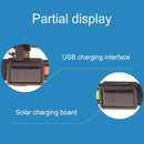 Medium and Large Dog Pet Solar + USB Charging LED Light Collar, Neck Circumference Size: L, 50-60cm(Blue)