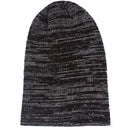 Autumn Winter Stripe Knitting Hat Warm Wool Cap(Coffee)