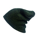 Autumn Winter Stripe Knitting Hat Warm Wool Cap(Green)
