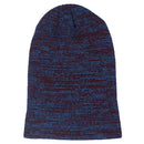 Autumn Winter Stripe Knitting Hat Warm Wool Cap(Blue)
