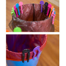100 PCS Universal Trash Bag Fixed Clip Waste Basket Rubbish Bin Garbage Can Clamp Rubbish Clip Non-slip Garbage Bag Clip, Random Color Delivery