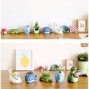 Lovely Home Garden Office Resin Cartoon Animal Shaped Plant Flower Pot Decoration Animal Flower Pots Planter