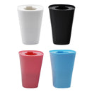 Hanging Plastic Flower Pots Garden Sky Planter Upside-Down Flower Pots Planters Green Plants Pot, Size: 13 x 9.5 x 9.5cm (S), Random Color Delivery