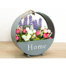 2 PCS Indoors Iron Hanging Plant Pots Wall Pot Desktop Sitting Room Wall Hanging Flowerpot Garden Flower Pots and Planter Hanging Pots, Random Color Delivery