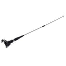Universal Car Decoration Extensile Aerial Clip Side Car Modified To Remove Static Electricity Aerial, Length: 60cm(Black)