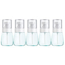 10 PCS Portable Refillable Plastic Fine Mist Perfume Spray Bottle Transparent Empty Spray Sprayer Bottle, 30ml(Blue)