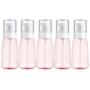10 PCS Portable Refillable Plastic Fine Mist Perfume Spray Bottle Transparent Empty Spray Sprayer Bottle, 60ml(Pink)