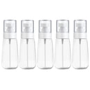 10 PCS Portable Refillable Plastic Fine Mist Perfume Spray Bottle Transparent Empty Spray Sprayer Bottle, 60ml(Transparent)