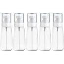 10 PCS Portable Refillable Plastic Fine Mist Perfume Spray Bottle Transparent Empty Spray Sprayer Bottle, 100ml(Transparent)