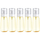 10 PCS Portable Refillable Plastic Fine Mist Perfume Spray Bottle Transparent Empty Spray Sprayer Bottle, 100ml(Yellow)