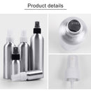 5 PCS Refillable Glass Fine Mist Atomizers Aluminum Bottle, 30ml(Black)