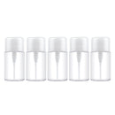5 PCS Portable Liquid Push Down Pump Dispenser Bottle Empty Plastic Bottle Container, 100ml