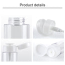 5 PCS Portable Liquid Push Down Pump Dispenser Bottle Empty Plastic Bottle Container, 100ml