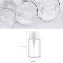 5 PCS Portable Liquid Push Down Pump Dispenser Bottle Empty Plastic Bottle Container, 150ml