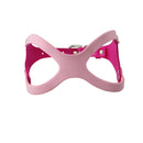 Microfiber Glasses Style Breathable Dog Chest Strap, Size: L (Magenta)