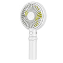 Benks F12 2000mAh Portable Multi-function Handheld USB A-frame Small Fan(White)