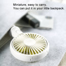 Benks F12 2000mAh Portable Multi-function Handheld USB A-frame Small Fan(White)