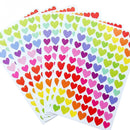100 PCS Heart Pattern Creative Children DIY Album Diary Watercolor Decorative Sticker