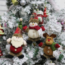 3 PCS Christmas Decoration Gift Plush Doll Pendant, Random Style Delivery