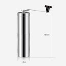 Portable Conical Burr Mill Manual Stainless Steel Hand Crank Coffee Bean Grinder, Capacity: 40g